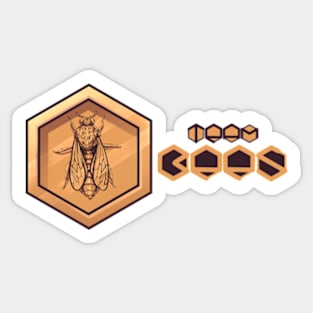 Team Bees Vespiary badge Sticker